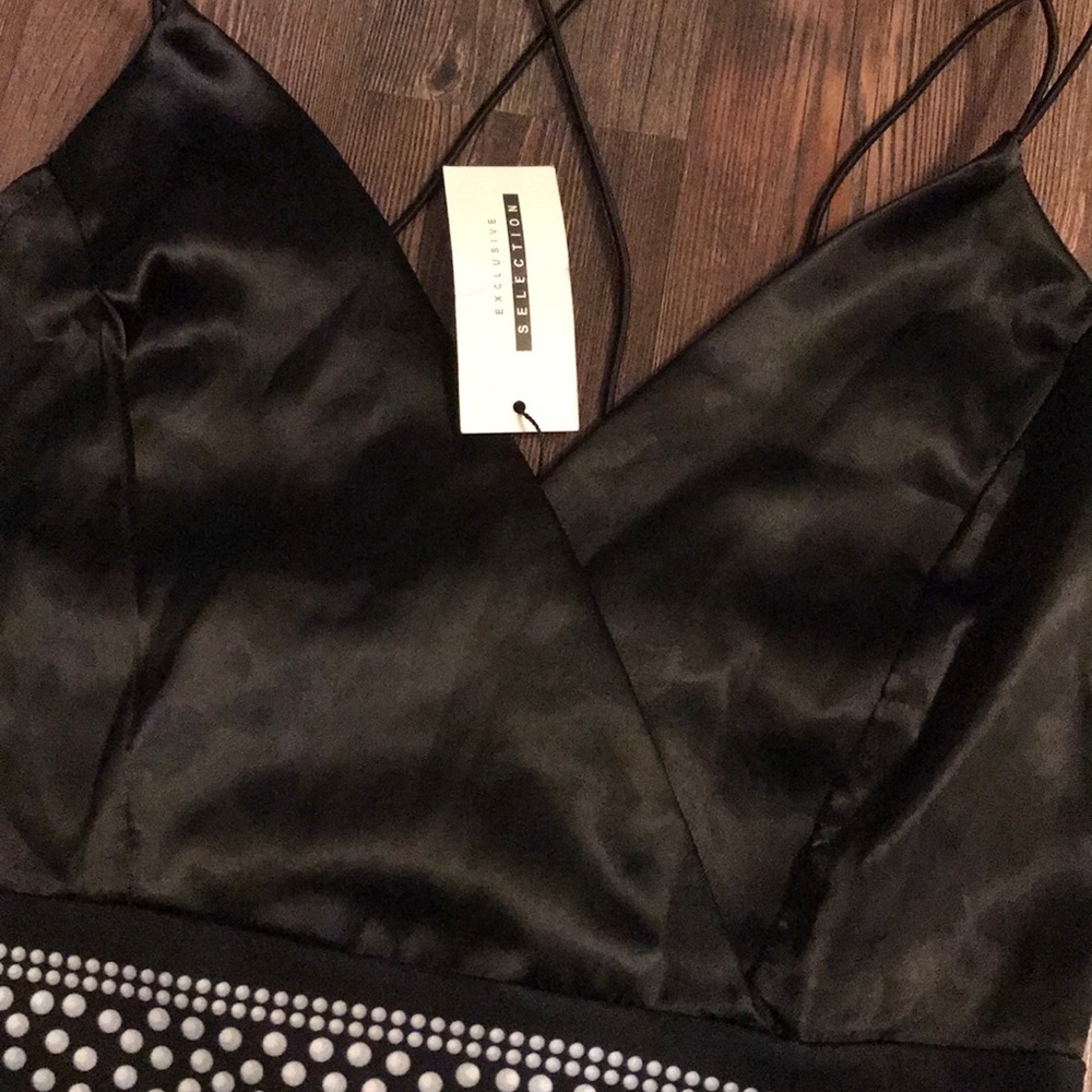 With tags satin top - Picture 2 of 6